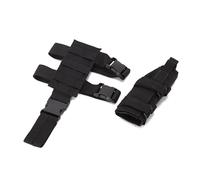 Tactical Molle Drop Leg Holster Platform, Outdoor Shooting Gear Tactical Holster with Leg Strap for Hunting and Military(Black)