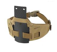 Tactical MOLLE Drop Leg Holster, With Modular Holster Quick Release Fixator, for Outdoor Sports Hunting Airsoft Gear(Brown)