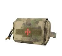 Tactical Molle Ifak Pouch, Quick Release Tear-Off Medical First Aid Kit Organiser with Red Immediate Identify EMT Sub Abdominal Carrying Bag(MC)