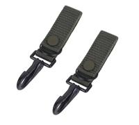 Tactical Molle Key Holders, 2PCS Quick Release Belt Clips with Dual Protection Heavy Duty Belt Keepers for Backpack Belt Hiking Camping