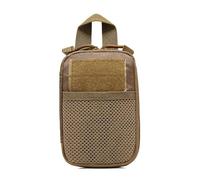 Tactical Molle Pouch - EDC Utility Gear Pouch, Water-Resistant Abrasion-Resistant Military Carry Accessory for Phone Utility Pouch(Khaki)