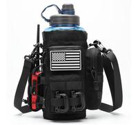Tactical Molle Pouch Multifunctional Water Bottle Pouch Phone EDC Bag with Shoulder Strap