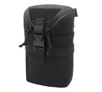 Tactical Molle Pouches Compact Utility Waist Bag Pack, for Vest Chest Waist Pack for Small Tool Horizontal Modular Organization(Black)