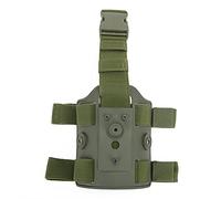 Tactical MOLLE Thigh Drop Leg Platform Holster Bag Pouch for Left/Right Leg Airsoft Hunting Gear