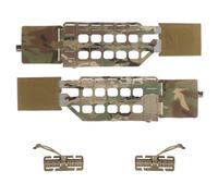 Tactical MOLLE Vest Quick Release Elastic Cummerbund, Lightweight Girdle Side Belt Cumberbund Set(CP)