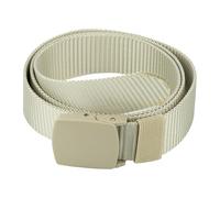 Tactical Nylon Belts for Men, Work Belt Adjustable Slide Plastic Buckle Web Canvas Belt for Outdoor, Airport friendly, Beige, One Size (Fits Waist 28-42)