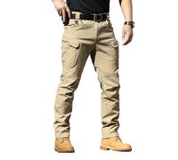Tactical Pants, Le Spartan Motorcycle Pants, Pocket Lightweight Quick-Dry Waterproof Tear-Resistant Work Trousers