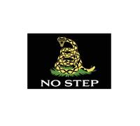 Tactical Patch - Don't Tread on Me Snake 3D PVC Morale Patch - Heavy Duty USA American Patriotic Patches for Military, Police, Army, Caps, Jackets, Pants, & Gear (No Step)