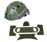 Tactical Patches Military, 5Pcs/Set Helmet Patches High-Cut Hook and Loop Fastener Sticky for Fast Helmets Magic Sticker(Green)