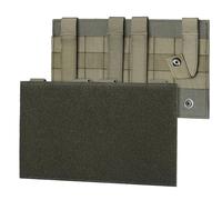 Tactical Patches Molle Attachment Tactical Molle Strips Molle Hook Loop Panel Morale Patches Strips,10"x6",1pcs(Army Green)