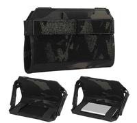 Tactical Phone Holder Mobile Phone Pouch With MOLLE Clip, Navigation Board EDC Tool Bag Quick Release Design, Vest Chest Rig Accessories Hovering Mount Pouches(BCP)