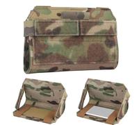 Tactical Phone Holder Mobile Phone Pouch With MOLLE Clip, Navigation Board EDC Tool Bag Quick Release Design, Vest Chest Rig Accessories Hovering Mount Pouches(CP)