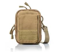 Tactical Pouch, Rip Away Molle Pouches Tear-Away First Aid Kit Emergency Survival Bag(Tan)
