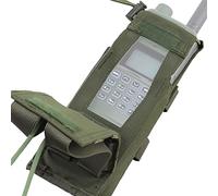 Tactical PRC 152 Drop-down Radio Pouch,Military MOLLE Walkie-Talkie Bag For Belt Hunting Vest