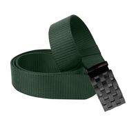 Tactical Quick Release Webbing Belt for Men - 125cm Heavy Duty Adjustable Military Work Belt with Metal Buckle - Durable Polyester Webbing for Hiking, Outdoor Sports, Security & Daily Use (Green)