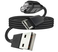 Tactical reRecharging Cable USB to Garmin Fenix + USB-C Braided Nylon 1m