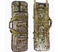 Tactical Rifle Bag Backpack Fits 32” 37” 46”Rifles, Soft Double Rifle Bag, Portable Long Rifle Bag for Outdoor Hunting Shooting Range(Camouflage,46in/118cm)