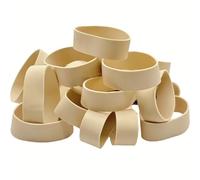 Tactical Rubber Bands Size #94, Brown Thick Wide Strong Large Heavy Duty Rubber Bands Heat Cold UV Resistant for Hunting Fishing Hiking Outdoor Camping Survival Kit (Size 94)