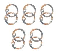 Tactical Rubber Dog Tag Silencers U.S. Military Army Navy Airsoft GI ID Durable (10 Silencers) (Camo Pink)