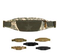Tactical Running Waist Pack Belt Military Waterproof Fitness Fanny Bag Sling Hip Bumbag Wear Resistant MOLLE Lumbar Gear Pocket(ACU)