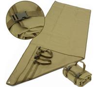 Tactical Shooting Mat Gun Air Rifle Range Foldable Waterproof Outdoor Sports Activities 200cm Wear Resistent Roll Up Hunting (Khaki)