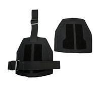 Tactical Shoulder Armor, Airsoft Gear Equipment Vest Accessory Shoulder Guard, Compatible Shoulder Protector Pad(Black,M)