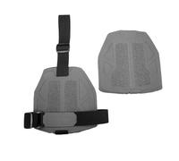 Tactical Shoulder Armor, Airsoft Gear Equipment Vest Accessory Shoulder Guard, Compatible Shoulder Protector Pad(Grey,S)