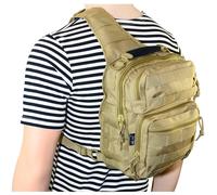 Tactical Shoulder Bag Coyote MOLLE Military Army Holdall Rucksack Backpack