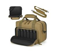 Tactical Shoulder Bag Range Bag for Pistol and Ammo, Shooting Range Backpack Carry Duffle