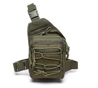 Tactical Shoulder Bag with Gun Holster Concealed Handgun Carry Holder Bag Pistol Gun Bag Backpack Hunting Sling Chest Pack (Green)