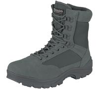 Tactical Side Zip Security Police Combat Army Mens Boots Desert Urban Grey 5-12