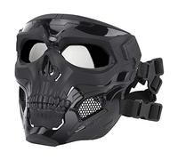 Tactical Skull Mask, Breathable Full Face Protective Mask for Cs Paintball Wargame Halloween Cosplay Costume Party