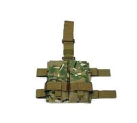 Tactical Thigh Magazine Pouch Drop Leg Panel/Molle Belt Mag Pouch For Hunting Outdoor Leg Mag Holder(Leg CP)