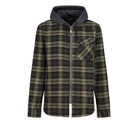 Regatta Men's Tactical Siege Shirt Jacket Check in Grey, Size Small, Cotton/Polyester | Charlies