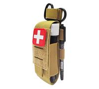 Tactical Tourniquet Pouch Holder TQ Tourniquet Case Trauma Medical Shear Pouch (TAN)
