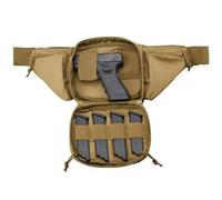 Tactical Waist Pack Nylon Bodypack Hiking Phone Pouch Outdoor Sports Hunting Climbing Camping Belt Cs Airsoft Bags (Khaki)