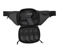 Tactical Waist Pack Nylon Bodypack Hiking Phone Pouch Outdoor Sports Hunting Climbing Camping Belt Cs Airsoft Bags (Black)