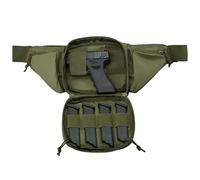 Tactical Waist Pack Nylon Bodypack Hiking Phone Pouch Outdoor Sports Hunting Climbing Camping Belt Cs Airsoft Bags (Green)
