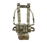 Tactical waistcoat Camo Military Gear Storm Chest Rig - Arid MC Camo