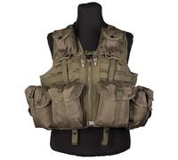 Tactical waistcoat Mil-Tec 8 Pockets Tactical Vest Modular System - Olive