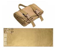Tactical Waterproof Shooting Mat Roll Up Non-Slip Shooters Range Pad Hunting Accessories Portable Outdoor Gear for Travel Unting & Camping(Brown)