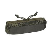 Tactical Zipper Insert Pouch For MK3 Chest Rig Chassis Full Length Double Zipper Panel Accessories Camo Storage Pocket(Green 4)