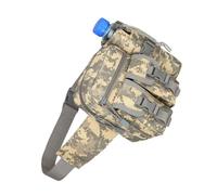 Tacticala Waist Bag with Water Bottle Holder Hand Carry Bag Waist Pack for Hiking Camping Riding Fishing