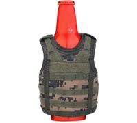 Tacticals Vest Bottle,Adjustable Mini Vest For Beverages | Heat Insulation Tacticals Beverage Cooler For 12oz-16oz Cans And Bottles