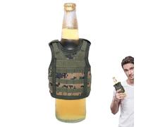 Tacticals Vest Bottle,Practicality Mini Vest For Gift | Heat Insulation Tacticals Beverage Cooler For 12oz-16oz Cans And Bottles