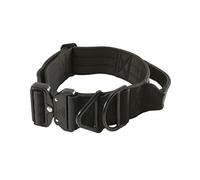 Tacticollar - 2 inch Tactical Dog Collar with Handle for Medium and Large Dogs, Mil Spec Nylon Collar, Quick-Release Metal Buckle, Neoprene Padded Inside (Large, Black)