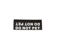 Tacticollar - Dog Leash Sleeves (Leash Wrap), Double Sided, Highly Visible, Provide Advanced Warning to Prevent Accidents (DO NOT PET (Black))