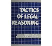Tactics of Legal Reasoning
