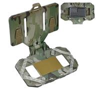 tactifans Tactical Plate Carrier Phone Mount, Universal Molle Phone Holder,Tactical Phone Holder Foldable Navigation Board for Tactical Vest Attachments