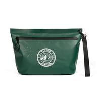 Tactiko 3L Water Resistant Pouch - Waterproof Material w/Splashproof Zipper - Hold All Zipper Bag for Storage, Toiletries, Travel, Beach, Cruise, Home (Green)